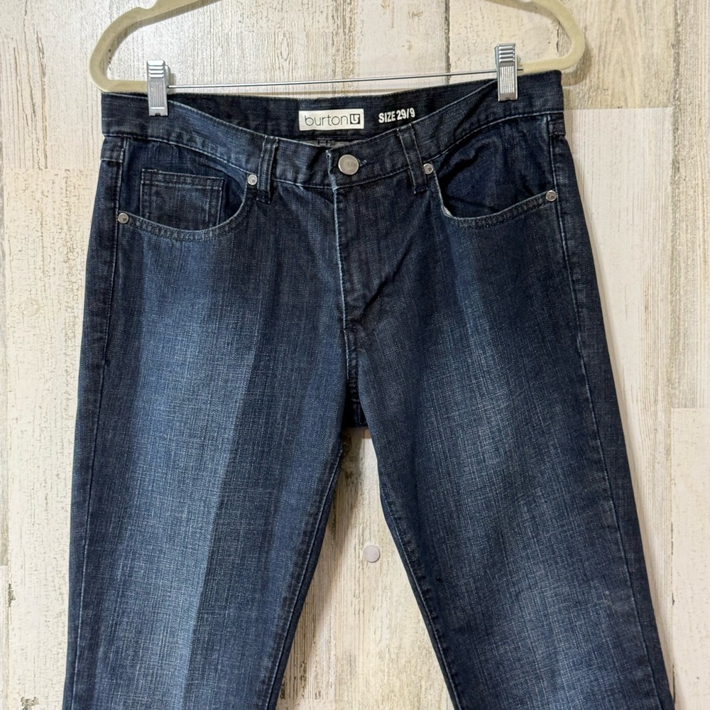 Burton Women's Dark Blue Straight Leg Jeans - Picture 3 of 10